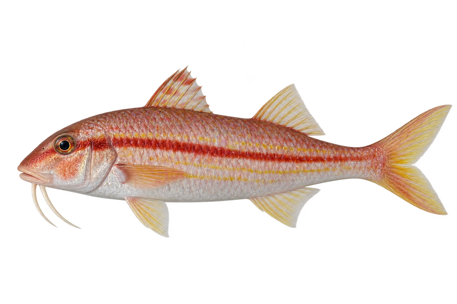 Illustration de Rouget, Mullus surmuletus